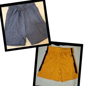 Boys Casual Shorts Set - Blue, Yellow -size 8